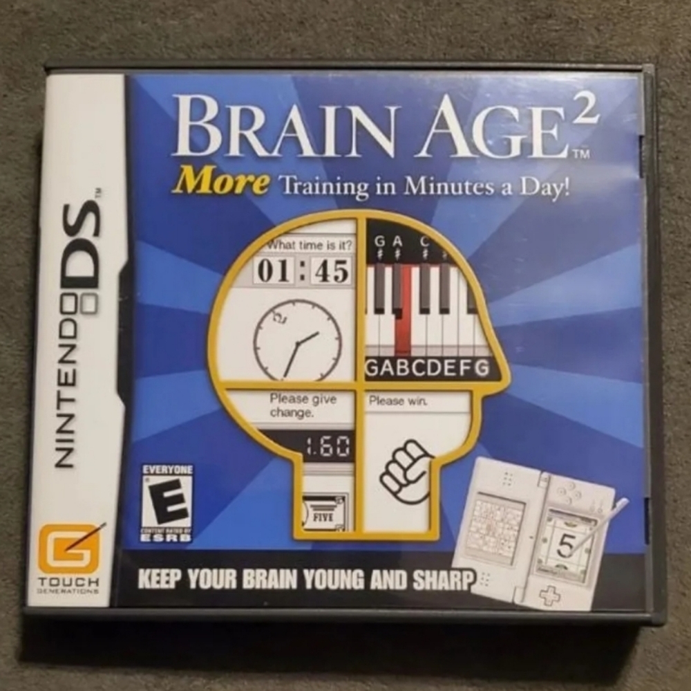Nintendo Ds Game (Brain Age 2)